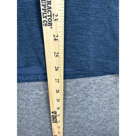 Lululemon Vent Tech Short Sleeve Textured Polo Shirt‎ Blue Mens Size L Athletic - Picture 8 of 9